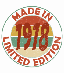 Made In 1978 Limited Edition