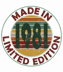 Made In 1981 Limited Edition