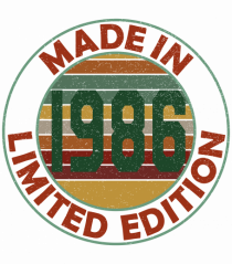 Made In 1986 Limited Edition