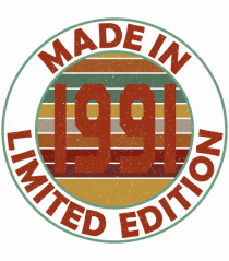 Made In 1991 Limited Edition