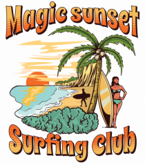De vară: Magic sunset surfing club