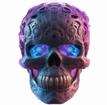 Mandala Skull 3D