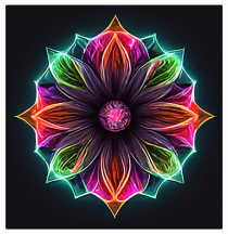 mandala light flower