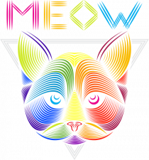 Pisica Meow Colorat