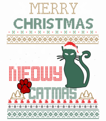 Meowy Christmas Merry Christmas Cat