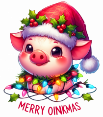 nonconformist de Crăciun - Merry oinkmas