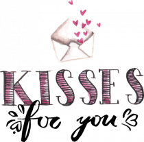 Kisses for you letter
