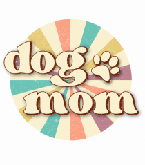 Dog Mom Retro