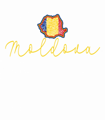 Moldova Romania Harta Tricolora