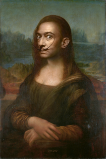 Mona Dali sa - Mona Lisa 01