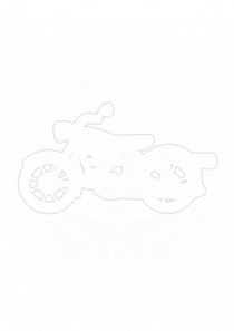 Moto Vintage Live to Ride White