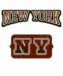 Retro Vintage New York College Jersey