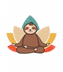 NAMASTAY Home and Chill Sloth