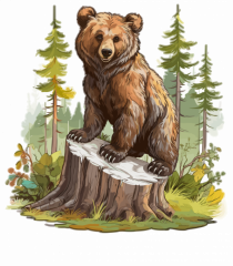 Bear in the forest