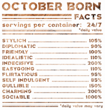 October Born Fun Facts