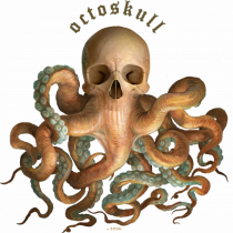 OctoSkull - octopus + skull - caracatita craniu