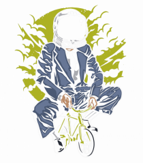 Office Astronaut Biker