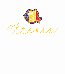 Oltenia Romania Harta Tricolora