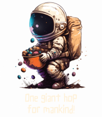 Space Easter - One giant hop for mankind