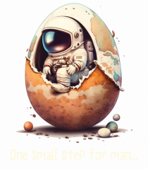 Space Easter - One small step for man