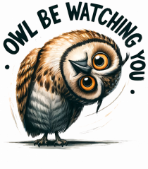 pentru prietenii animalelor - Owl be watching you