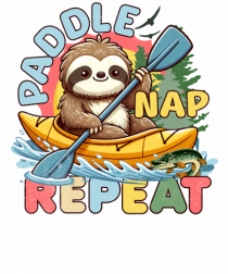 Sloth Amuzant în Aer Liber -Leneșul la Kayak