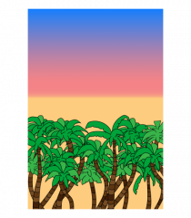 Sunset Palmtrees