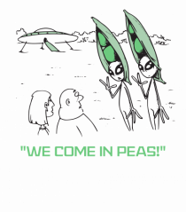 We come in peas!