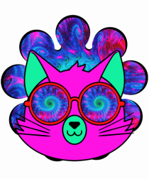 Psychedelic Cat