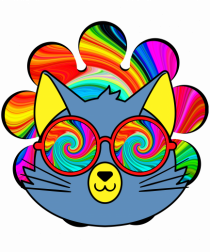 Psychedelic Cat