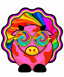 Psychedelic Cow