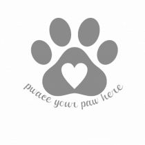 Place / Pwace your paw here