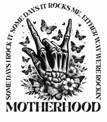 Moda rebelă pt mame moderne - Rockin motherhood