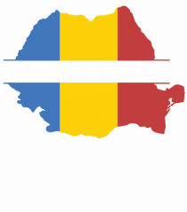 cu iz românesc: România - hartă tricoloră