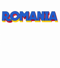 Romania 3D text