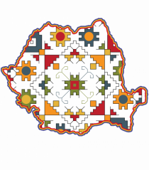 Romania Tricolor Motive Nationale Traditionale