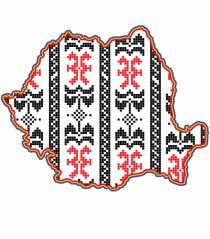 Romania Tricolor Motive Nationale Traditionale