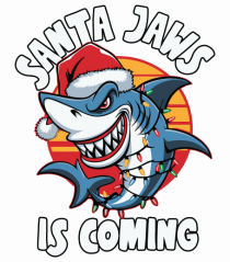 Santa Jaws Is Coming