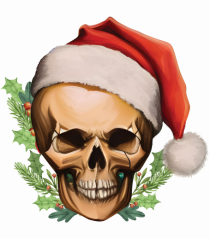 Santa Skull Christmas