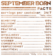 September Born Fun Facts