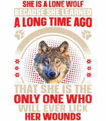 She is a lone wolf