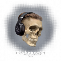 Craniu cu casti - skullphones 02