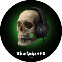 Craniu cu casti - skullphones 03