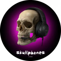 Craniu cu casti - skullphones 03