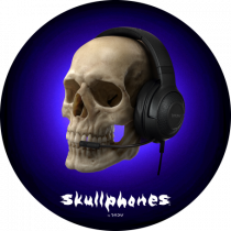 Craniu cu casti - skullphones 03