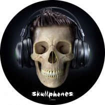 Craniu cu casti - skullphones 09