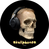 Craniu cu casti - skullphones 14