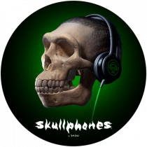 Craniu cu casti - skullphones 18