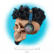 Craniu cu casti - skullphones 17