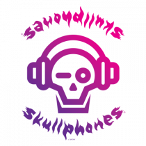 Craniu cu casti - skullphones logo